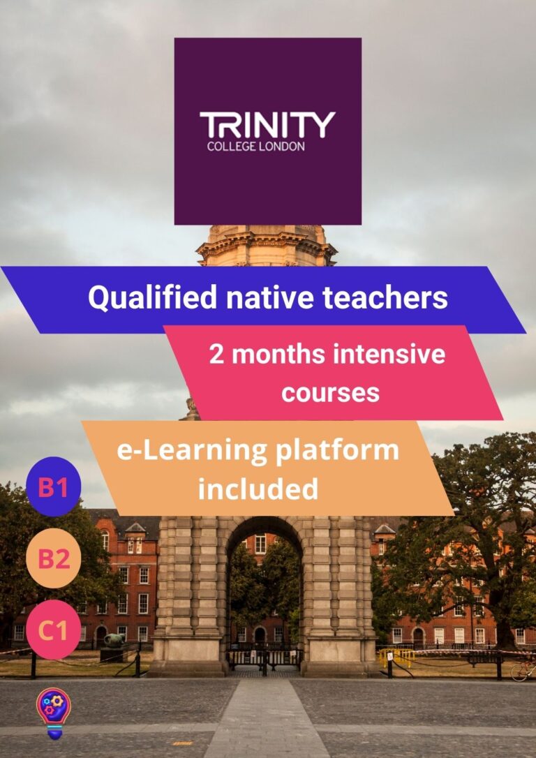 Trinity ENGLISH. Imágenes Cursos WEBSITE. Academia de inglés online