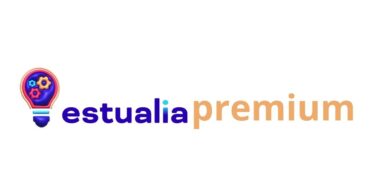Logotipo Estualia premium. Academia de inglés y cursos de inglés online Estualia.