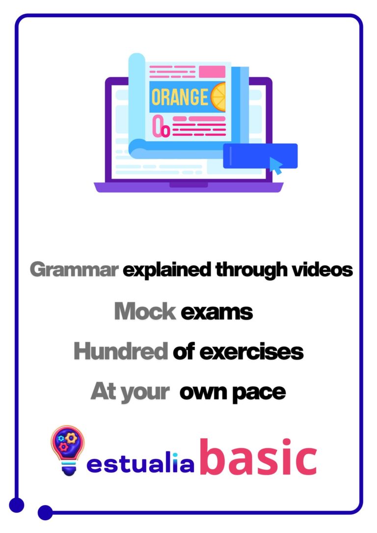 EN Estualia basic logo. English academy and online English courses Estualia.