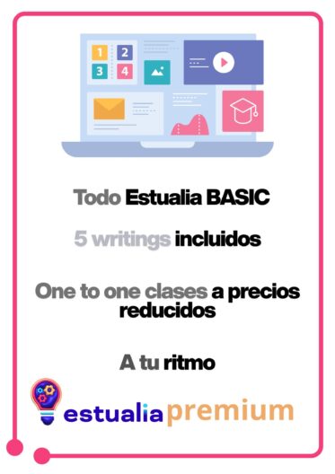 Logotipo Estualia premium. Academia de inglés y cursos de inglés online Estualia.