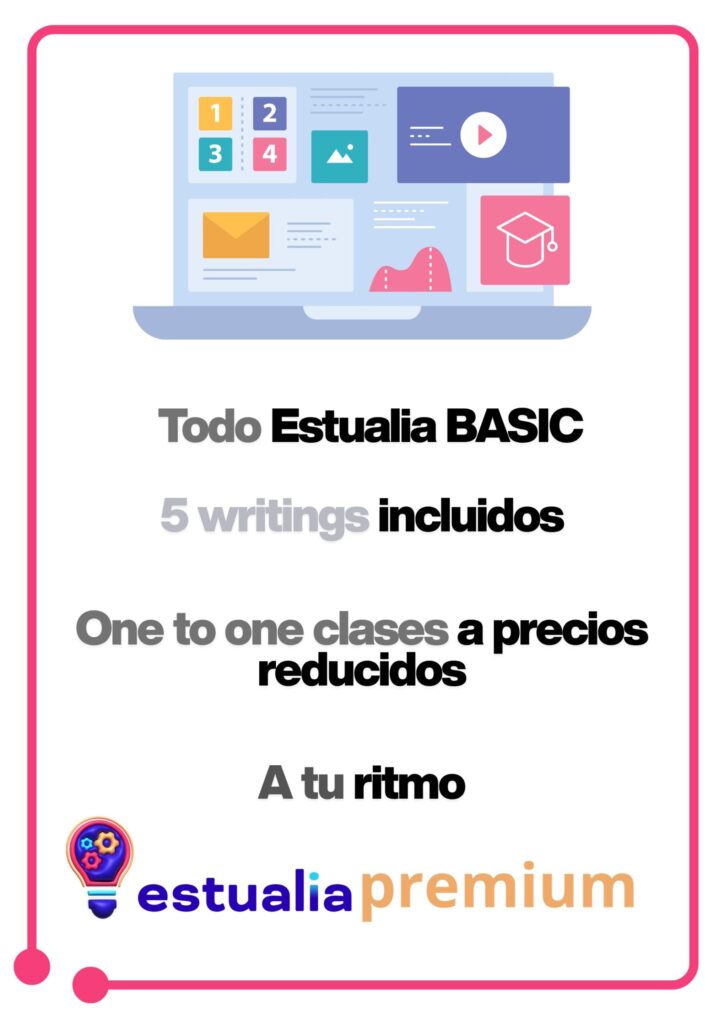 Logotipo Estualia premium. Academia de inglés y cursos de inglés online Estualia.