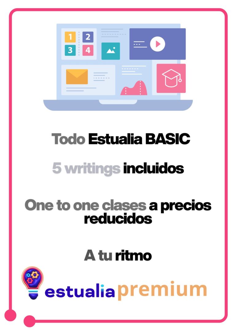 Logotipo Estualia premium. Academia de inglés y cursos de inglés online Estualia.
