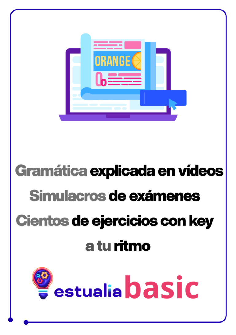 Logotipo Estualia basic. Academia de inglés y cursos de inglés online Estualia.