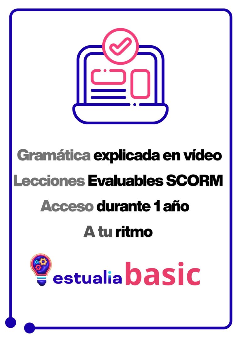 Logotipo Estualia basic. Academia de inglés y cursos de inglés online Estualia.